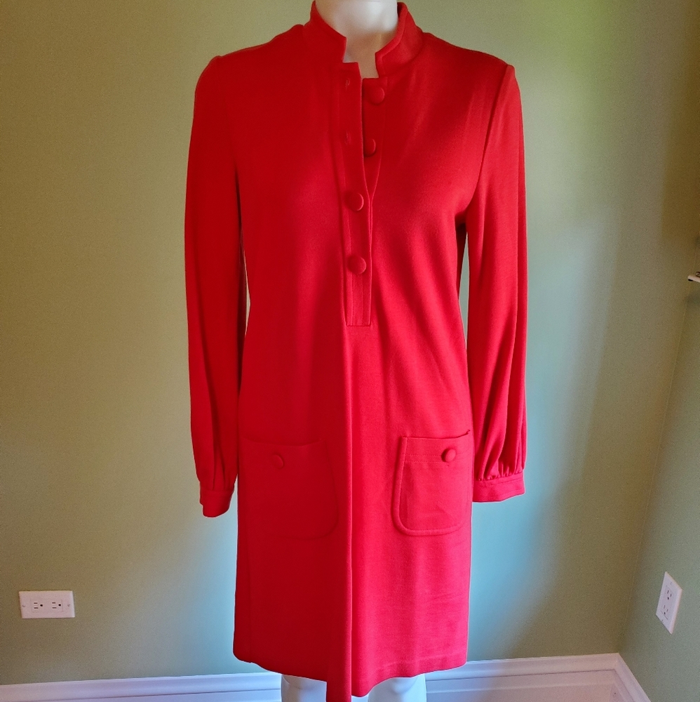 Trina Turk Wool Sheath Dress